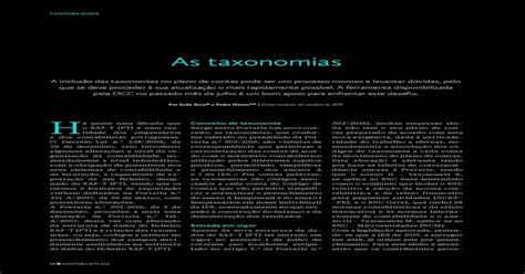 taxonomias occ